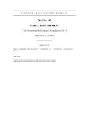 Procurement (Scotland) Regulations 2016