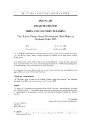 Climate Change (Local Development Plan) (Repeals) (Scotland) Order 2025