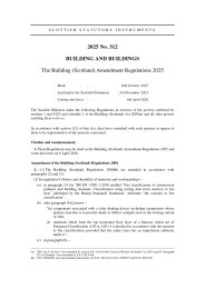 Building (Scotland) Amendment Regulations 2025