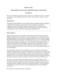 Policy Note to the Building (Scotland) Amendment Regulations 2025. SSI 2025/312