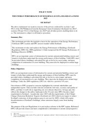 Policy Note to the Energy Performance of Buildings (Scotland) Regulations 2025. SSI 2025/417