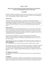 Policy Note to the Town and Country Planning (Fees for Local Reviews) (Scotland) Amendment Regulations 2026. SSI 2026/48
