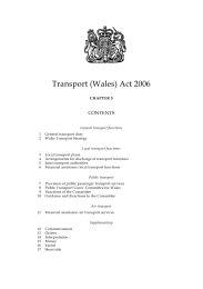 Transport (Wales) Act 2006