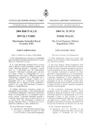 Food Hygiene (Wales) Regulations 2006. (W.5)