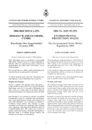 Environmental Noise (Wales) Regulations 2006. (W.225) (Includes correction slip)