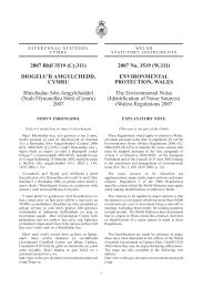 Environmental Noise (Identification of Noise Sources) (Wales) Regulations 2007. (W.311)