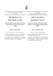 Street Works (Fixed Penalty) (Wales) (Amendment) Regulations 2008. (W.41)