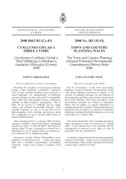 Town and Country Planning (General Permitted Development) (Amendment) (Wales) Order 2008. (W.43)