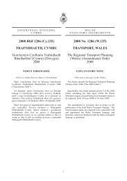 Regional Transport Planning (Wales) (Amendment) Order 2008 (W.135)