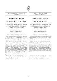 Wildlife and Countryside Act 1981 (Variation of Schedule 5) (Wales) Order 2008. (W.183)