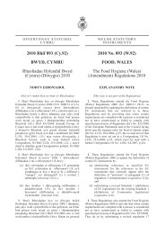 Food Hygiene (Wales) (Amendment) Regulations 2010. (W.92)