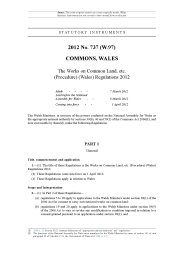 Works on Common Land, etc. (Procedure) (Wales) Regulations 2012 (W.97)