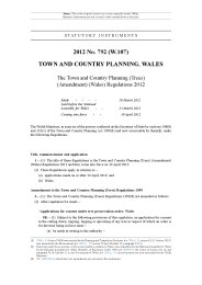 Town and Country Planning (Trees) (Amendment) (Wales) Regulations 2012 (W.107)