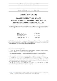 Designation of Features (Notices) (Wales) Regulations 2012 (W.218)