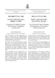 Town and Country Planning (Determination of Procedure) (Wales) Order 2014 (W.280)