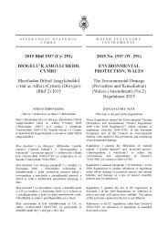 Environmental Damage (Prevention and Remediation) (Wales) (Amendment) (No.2) Regulations 2015. (W.291)