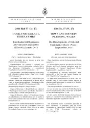 Developments of National Significance (Fees) (Wales) Regulations 2016. (W.27)