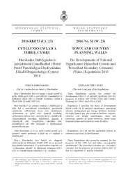 Developments of National Significance (Specified Criteria and Prescribed Secondary Consents) (Wales) Regulations 2016. (W.23)