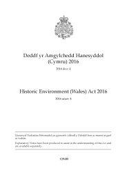 Historic Environment (Wales) Act 2016 (anaw. 4)