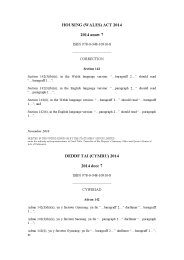 Housing (Wales) Act 2014 (anaw. 7) (Includes correction slip issued November 2016)