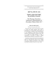 Planning (Hazardous Substances) (Determination of Procedure) (Wales) Order 2017 (W.112)
