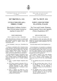 Town and Country Planning (Enforcement Notices and Appeals) (Wales) Regulations 2017 (W.113)