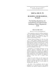 Building Regulations etc. (Amendment) (Excepted Energy Buildings) (Wales) Regulations 2018 (W.97)