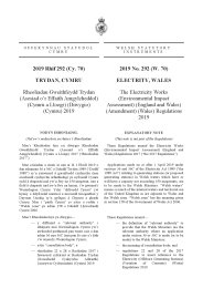 Electricity Works (Environmental Impact Assessment) (England and Wales) (Amendment) (Wales) Regulations 2019 (W.70)