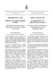 Waste (Wales) (Miscellaneous Amendments) (EU Exit) Regulations 2020 (W.296)