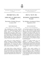 Building (Amendment) (Wales) Regulations 2024