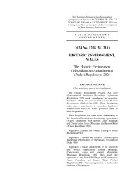 Historic Environment (Miscellaneous Amendments) (Wales) Regulations 2024 (W.211)