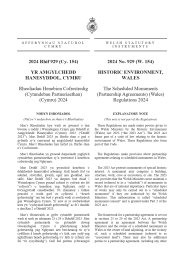Scheduled Monuments (Partnership Agreements) (Wales) Regulations 2024 (W.154)