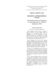 Building (Registered Building Control Approvers etc.) (Wales) Regulations 2024 (W.214)