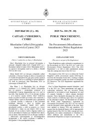 Procurement (Miscellaneous Amendments) (Wales) Regulations 2025 (W.38)