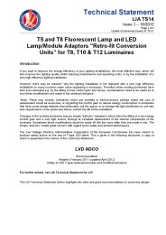 T5 and T8 fluorescent lamp and LED lamp/module adaptors "retro-fit conversion units” for T8, T10 & T12 luminaires