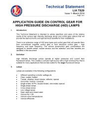 Application guide on control gear for high pressure discharge lamps