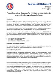 Power reduction systems for HID lamps operated with conventional magnetic control gear