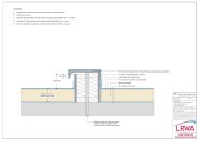 Typical warm roof installation: Typical movement joint with raised kerbs