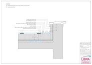 Typical inverted roof installation with insulated parapet