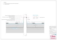 Typical inverted roof installation typical pipe penetration