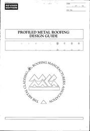 Profiled metal roofing design guide (Withdrawn)