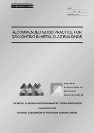 Recommended good practice - for daylighting in metal clad buildings