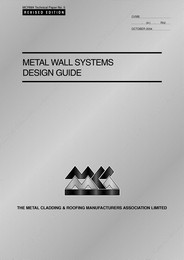 Metal wall systems design guide