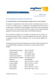 CE marking of construction products