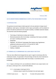Understanding membranes in ventilated rainscreen facades