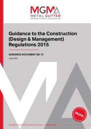 Guidance to the Construction (Design and Management) Regulations 2015