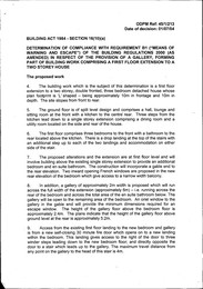 B1 (means of warning and escape) - in respect of the provision of a gallery, forming part of building work comprising a first floor extension to a two storey house