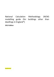 National Calculation Methodology (NCM) modelling guide (for buildings other than dwellings in England). 2013 edition (November 2017) (Withdrawn)
