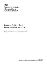 Housing delivery test measurement rule book. Method for calculating the housing delivery test result