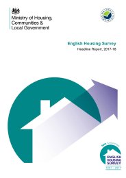 English housing survey. Headline report, 2017-18